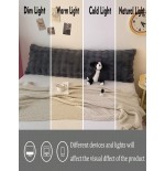 Plush Bubble Fabric Pillowcase 51x137cm - Machine Washable