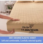 AVXLRQ Waterproof Mattress Protector - Cooling Bedspreads & Fitted Sheet