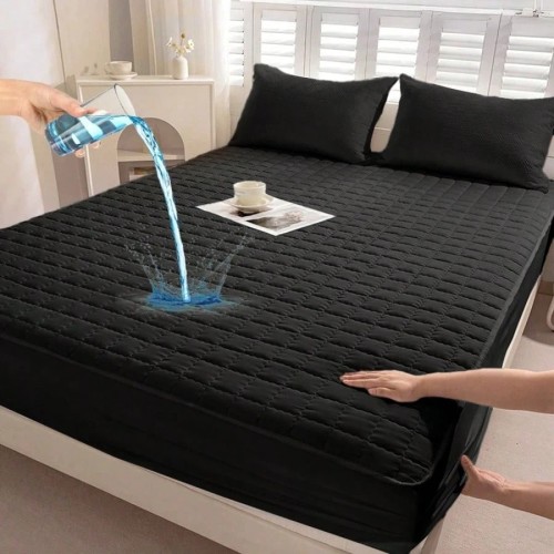 AVXLRQ Waterproof Mattress Protector - Cooling Bedspreads & Fitted Sheet