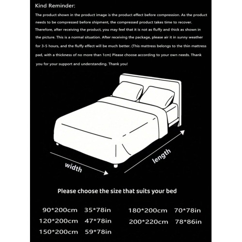 Gray Quilted Mattress Pad Protector with Elastic Straps