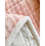 Gray Quilted Mattress Pad Protector with Elastic Straps