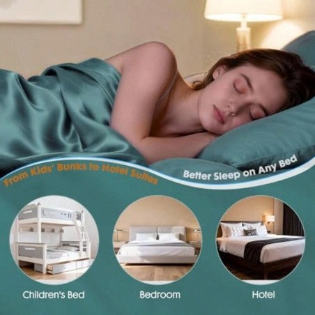 Snap-Lock Fitted Sheet Holders - 4 Pack ABS Straps for Mattresses