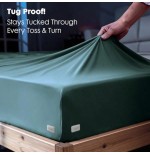 Snap-Lock Fitted Sheet Holders - 4 Pack ABS Straps for Mattresses