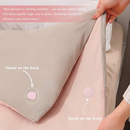 Duvet Clips Set - 16 Pink Pins & Green Threader for Comforter