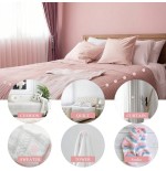 Duvet Clips Set - 16 Pink Pins & Green Threader for Comforter