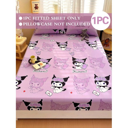 Sanrio Cartoon Fitted Sheet - Breathable Mattress Protector