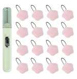 Duvet Clips Set - 16 Pink Pins & Green Threader for Comforter