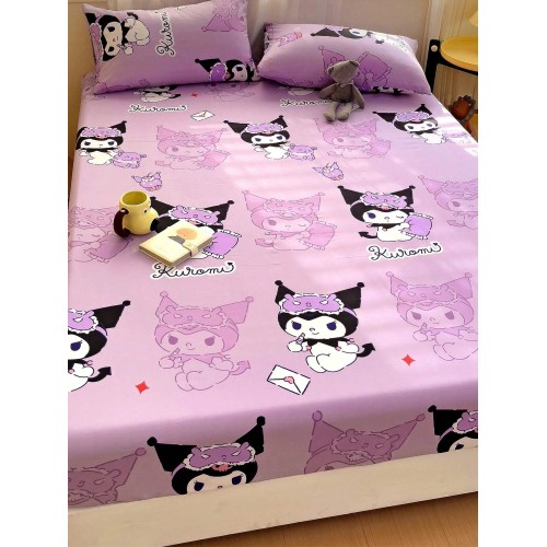 Sanrio Cartoon Fitted Sheet - Breathable Mattress Protector