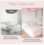 Duvet Clips Set - 16 Pink Pins & Green Threader for Comforter