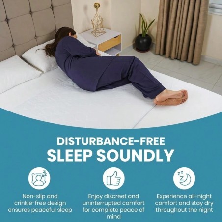 Washable Waterproof Bed Pads (2 Pack) - 34x52 Incontinence Protection