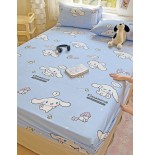 Sanrio Cute Cartoon Fitted Sheet - Breathable Mattress Protector