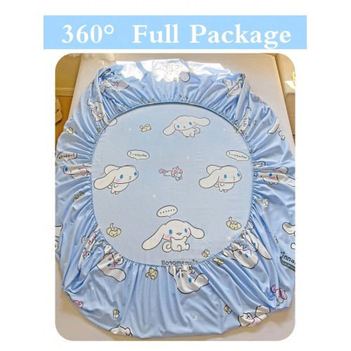 Sanrio Cute Cartoon Fitted Sheet - Breathable Mattress Protector