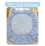Sanrio Cute Cartoon Fitted Sheet - Breathable Mattress Protector