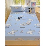 Sanrio Cute Cartoon Fitted Sheet - Breathable Mattress Protector