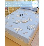 Sanrio Cute Cartoon Fitted Sheet - Breathable Mattress Protector