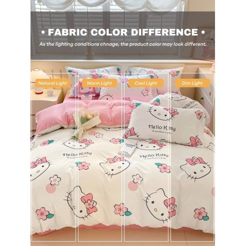 Sanrio 3-Piece Bedding Set: Duvet Cover & 2 Pillowcases
