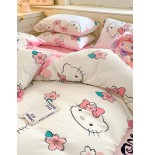Sanrio 3-Piece Bedding Set: Duvet Cover & 2 Pillowcases