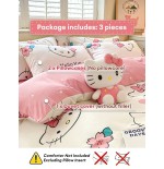 Sanrio 3-Piece Bedding Set: Duvet Cover & 2 Pillowcases