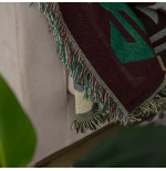 沙发和床用柔软棉质毯子，透气四季舒适，适合成年人、儿童和敏感肌肤，可机洗