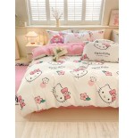 Sanrio 3-Piece Bedding Set: Duvet Cover & 2 Pillowcases
