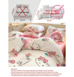Sanrio 3-Piece Bedding Set: Duvet Cover & 2 Pillowcases