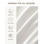 Ultra Soft Solid Color Fitted Sheet - Deep Pocket for All Bed Sizes