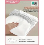 Ultra Soft Solid Color Fitted Sheet - Deep Pocket for All Bed Sizes
