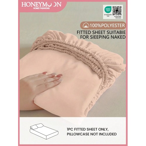 Ultra Soft Solid Color Fitted Sheet - 25cm Deep Pocket