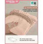 Ultra Soft Solid Color Fitted Sheet - 25cm Deep Pocket