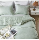 Boho Cationic Dyeing Queen Comforter Set - Luxury All Season Bedding