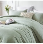 Boho Cationic Dyeing Queen Comforter Set - Luxury All Season Bedding