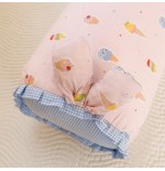 Ice Cream Print Body Pillow for Side Sleepers - Soft Leg Pillow