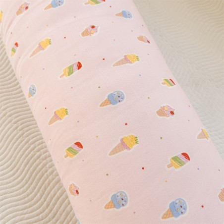 Ice Cream Print Body Pillow for Side Sleepers - Soft Leg Pillow