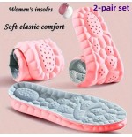 Women's Shock Absorbing Insoles - 2 Pairs Ultra Soft & Breathable