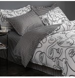 柔软舒适清新涂鸦图案床上用品