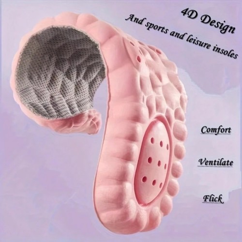 Women's Shock Absorbing Insoles - 2 Pairs Ultra Soft & Breathable