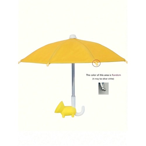 2-Pack Phone Sun Umbrella with Suction Cup - Anti-UV Phone Parasol