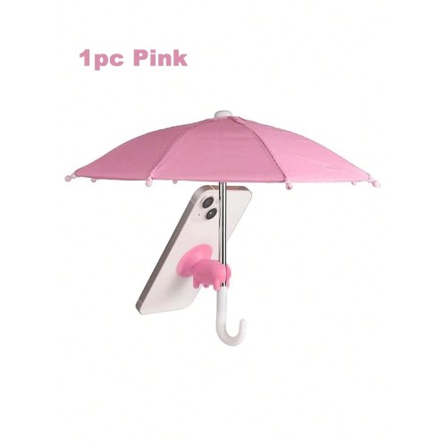 2-Pack Phone Sun Umbrella with Suction Cup - Anti-UV Phone Parasol