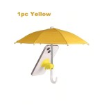 2-Pack Phone Sun Umbrella with Suction Cup - Anti-UV Phone Parasol