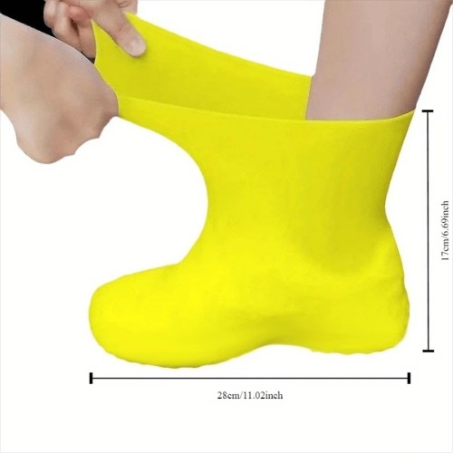 Waterproof Non-Slip Shoe Covers - Reusable Rubber Rain Boots
