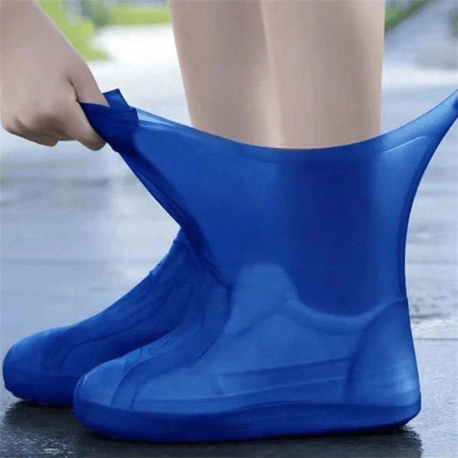 Waterproof Non-Slip Shoe Covers - Reusable Rubber Rain Boots