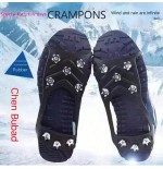 Anti-Slip Ice Cleats - Steel Spike Shoe Covers for Winter Walking
