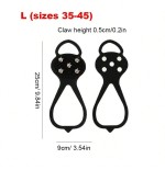 Anti-Slip Ice Cleats - Steel Spike Shoe Covers for Winter Walking