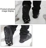 Anti-Slip Ice Cleats - Steel Spike Shoe Covers for Winter Walking
