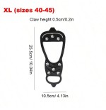Anti-Slip Ice Cleats - Steel Spike Shoe Covers for Winter Walking