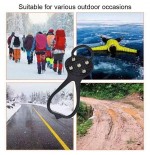 Anti-Slip Ice Cleats - Steel Spike Shoe Covers for Winter Walking