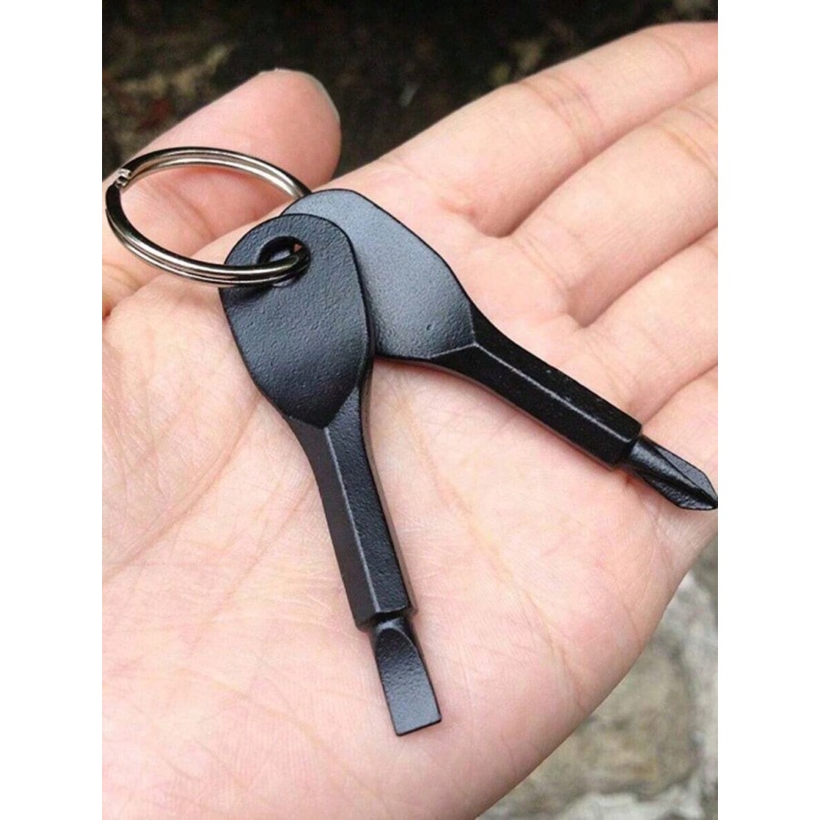 Portable Screwdriver Keyring Set - Mini Pocket Repair Tool