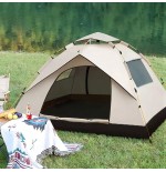 3-4 Person Automatic Pop-Up Tent - 3-Second Setup, Waterproof