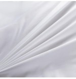 White Cotton Bedding Set, Minimalist Full Cotton Duvet Cover Pillowcase 4-Piece Bed Set