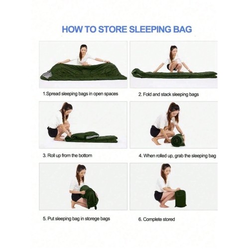 Lightweight Waterproof Sleeping Bag for Camping & Hiking